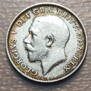 GREAT BRITAIN GRAN BRETAÑA GEORGE V 6 PENCE SIX PENCE 1914 MBC+