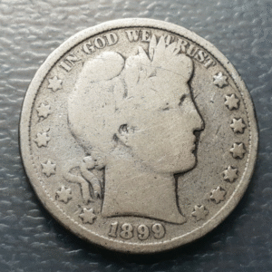 ESTADOS UNIDOS USA EEUU UNITED STATES 1/2 DOLAR HALF DOLLAR 1899 BARBER BC