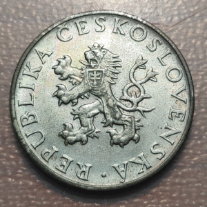CZECHOSLOVAKIA CHECOSLOVAQUIA 10 KORUN 1955 EBC