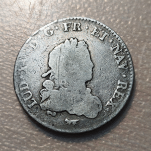 FRANCIA FRANCE LUIS XV LOUIS XV 1/3 ECU TIERS D'ECU 1723 7,60g