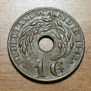INDONESIA INDIAS HOLANDESAS NETHERLANDS INDIES 1 CENT 1942 EBC