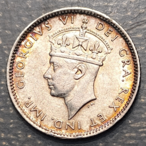 CANADA NEW FOUNDLAND GEORGE VI 10 CENTS 1942