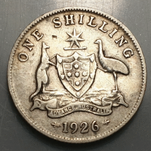 AUSTRALIA GEORGE V 1 SHILLING 1926 BC/BC+