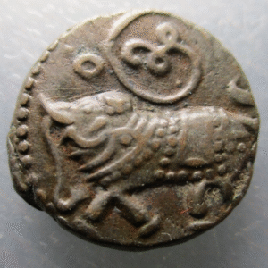 INDIA MYSORE - KRISHNA RAJA WODEYAR 20 CASH (1811-33) ELEFANTE C177 EBC ESCASA