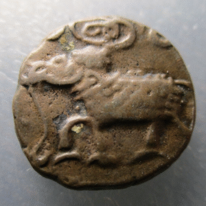 INDIA MYSORE - KRISHNA RAJA WODEYAR 20 CASH (1811-33) ELEFANTE C177 MBC- ESCASA