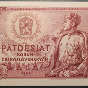 CZECHOSLOVAKIA CHECOSLOVAQUIA 50 KORUN 1964 P90C SC UNC
