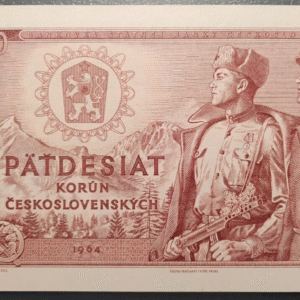 CZECHOSLOVAKIA CHECOSLOVAQUIA 50 KORUN 1964 P90b SC UNC