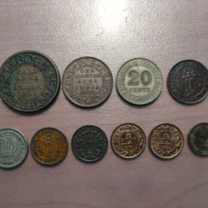 LOTE 10 MONEDAS COLONIAS INGLESAS EN ASIA ASIAN ENGLISH COLONIES