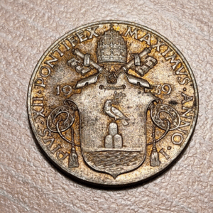 VATICANO PIO XII 5 CENTESIMI 1939 EBC/EBC+