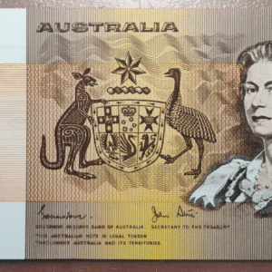 AUSTRALIA ELIZABETH II 1 DOLLAR (1974-1983) P 42d SC UNC