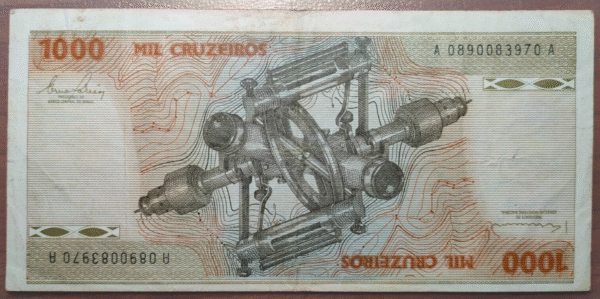 BRASIL BRAZIL 1000 CRUZEIROS (1978-1980) P 197b - Imagen 2