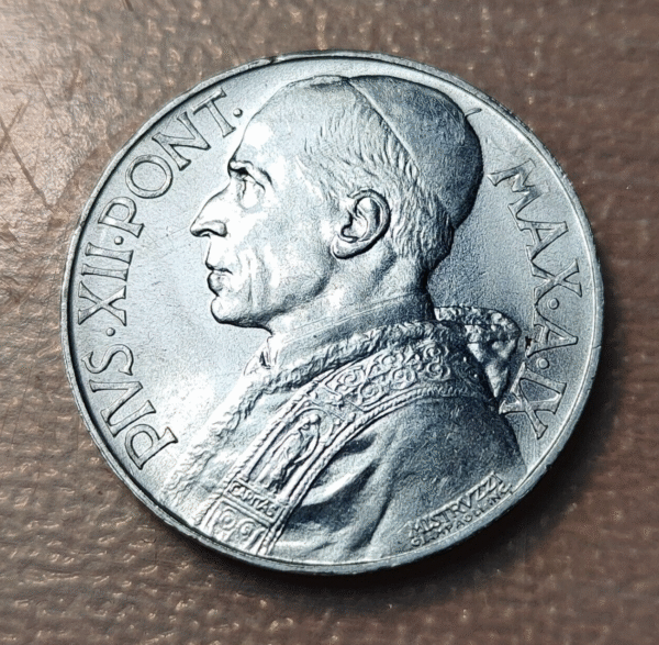 VATICANO PIO XII 10 LIRAS 10 LIRE 1947 SC-/SC - Imagen 2