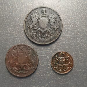 BRITISH INDIA EAST INDIA COMPANY LOTE 3 MONEDAS