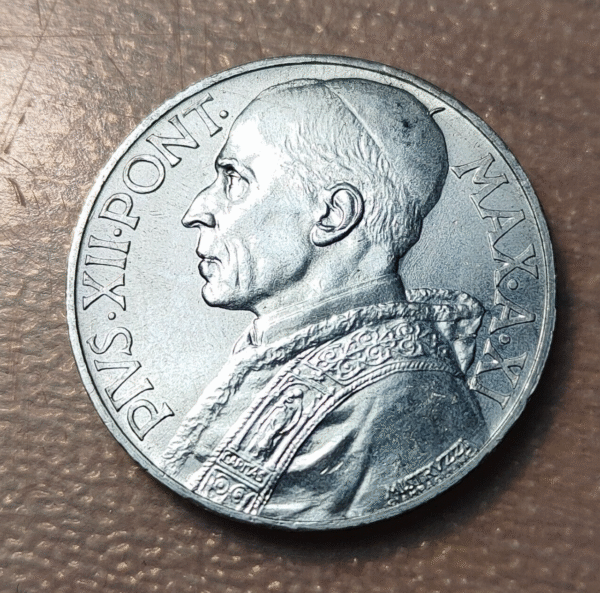 VATICANO PIO XII 10 LIRAS 10 LIRE 1949 SC-/SC - Imagen 2