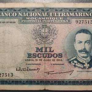 MOZAMBIQUE 1000 ESCUDOS (31-07-1953) P105 BC