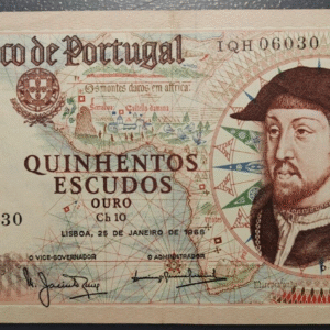 PORTUGAL 500 ESCUDOS (25/01/1966) P170 MBC+/EBC