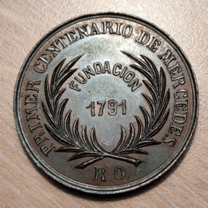ARGENTINA MEDALLA CENTENARIO FUNDACION MERCEDES 1791-1891