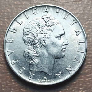 ITALIA REPUBLICA 50 LIRE 50 LIRAS 1963 EBC+