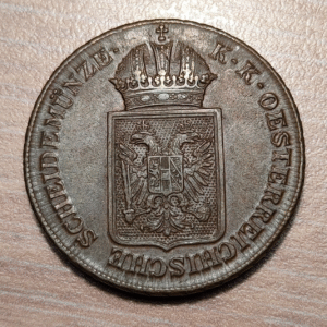 AUSTRIA 2 KREUZER 1848 A EBC