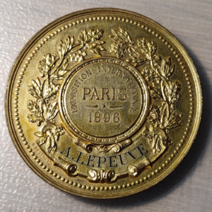 FRANCIA PARIS MEDALLA EXPOSICION INTERNACIONAL 1896