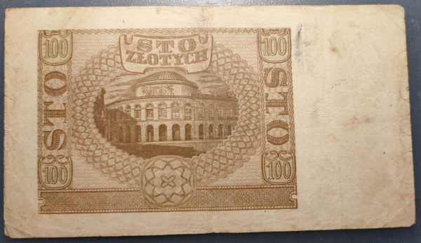 POLONIA POLAND 100 ZLOTYCH 1940 P-97 - Imagen 2