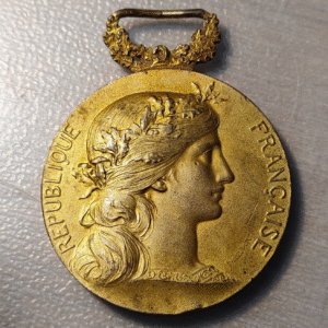 FRANCIA MEDALLA EXPOSICION DEPORTES Y CIENCIAS PARIS 1910