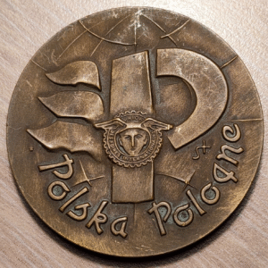 POLONIA POLAND MEDALLA 1978 50 FERIA INTERNACIONAL POZNAN