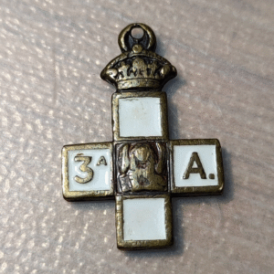 MEDALLA RELIGIOSA ANTIGUA SAN BENITO CRUZ DE SAN BENITO