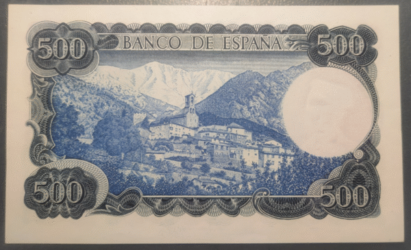 ESPAÑA 500 PESETAS 23/07/1971 153 - Imagen 2