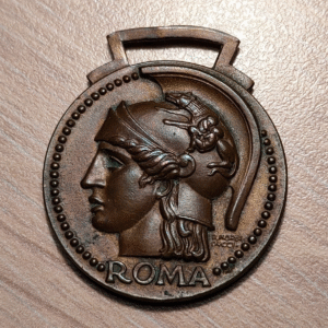 ITALIA ROMA MEDALLA 1931 SCUOLE GOVERNATORATO ESCUELAS GUBERNACION AL MERITO
