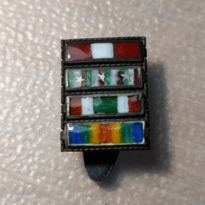 ITALIA PIN MEDALLA CINTAS PRIMERA GUERRA MUNDIAL INTERALIADA UNIDAD DE ITALIA