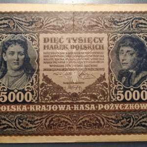 POLONIA POLAND 5000 MAREK POLSKICH 07/02/1920 P31 BC+