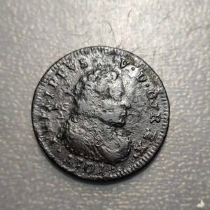 IMPERIO ESPAÑOL NAPOLES FELIPE V GRANO 1701 MUY RARA R2