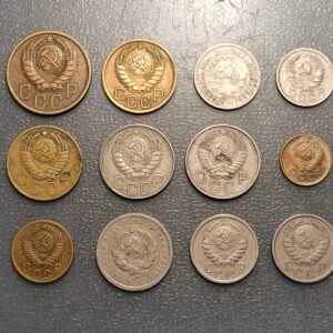 RUSSIA RUSIA URSS LOTE 12 MONEDAS