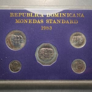 REPUBLICA DOMINICANA CARTERA OFICIAL COIN SET 1983