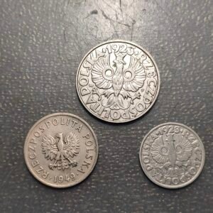 POLONIA POLAND LOTE DE 3 MONEDAS