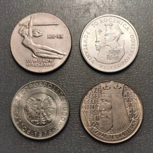 POLONIA POLAND LOTE DE 4 MONEDAS EBC+/SC