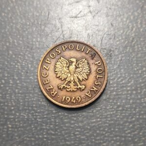 POLONIA POLAND 5 GROSZY 1949 MBC