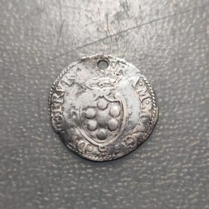 ITALIA TOSCANA FRANCESCO I DE MEDICI 1/2 GIULIO AGUJERO