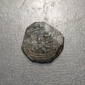 ESPAÑA CUENCA FELIPE II 2 MARAVEDIS 1582-1585