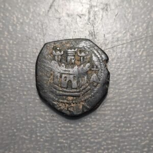 ESPAÑA CUENCA FELIPE II 2 MARAVEDIS 1582-1585