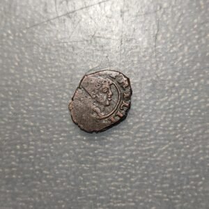 ESPAÑA ZARAGOZA FELIPE V DINERO 1710-1717