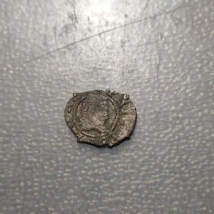 ESPAÑA ZARAGOZA FELIPE V DINERO 1710-1717