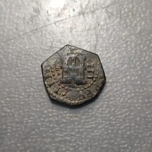 ESPAÑA VALLADOLID FELIPE IV 4 MARAVEDIS (1621-1626) MARCA DE CECA