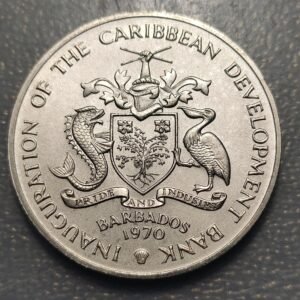BARBADOS 4 DOLLARS 1970