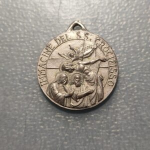 MEDALLA RELIGIOSA ITALIA PISA DESCENDIMIENTO PARROQUIA DE VICOPISANO