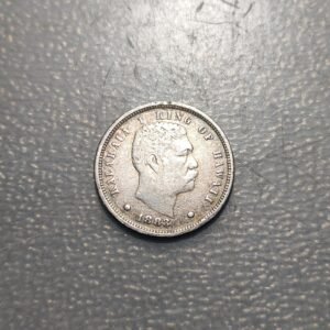 ESTADOS UNIDOS UNITED STATES USA EEUU HAWAI KALAKAUAI 1 DIME 1883