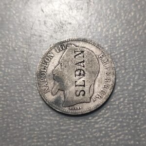 FRANCIA FRANCE GUERRA FRANCO-PRUSIANA 1 FRANC 1867 A