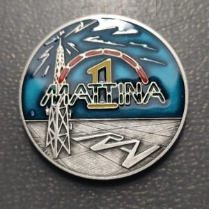 ITALIA MEDALLA RAI RADIOTELEVISIONE ITALIANA PROGRAMA 1 MATTINA PLATA