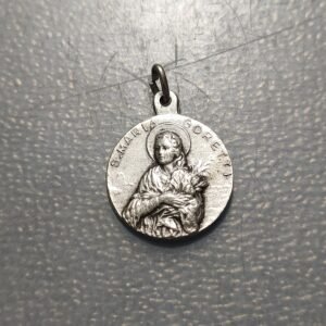 MEDALLA RELIGIOSA SANTA MARIA GORETTI INMACULADA CONCEPCION METAL PLATEADO
